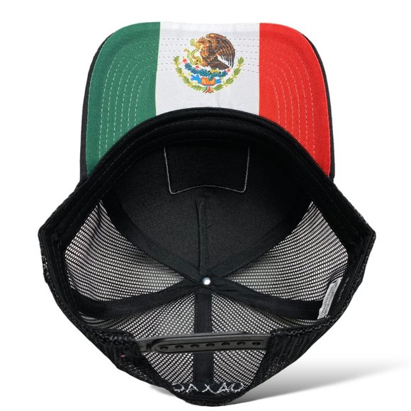 Gorra Bandera de Oaxaca México Bordada, Snapback, Negra, Visera Curva - Picture 8 of 10